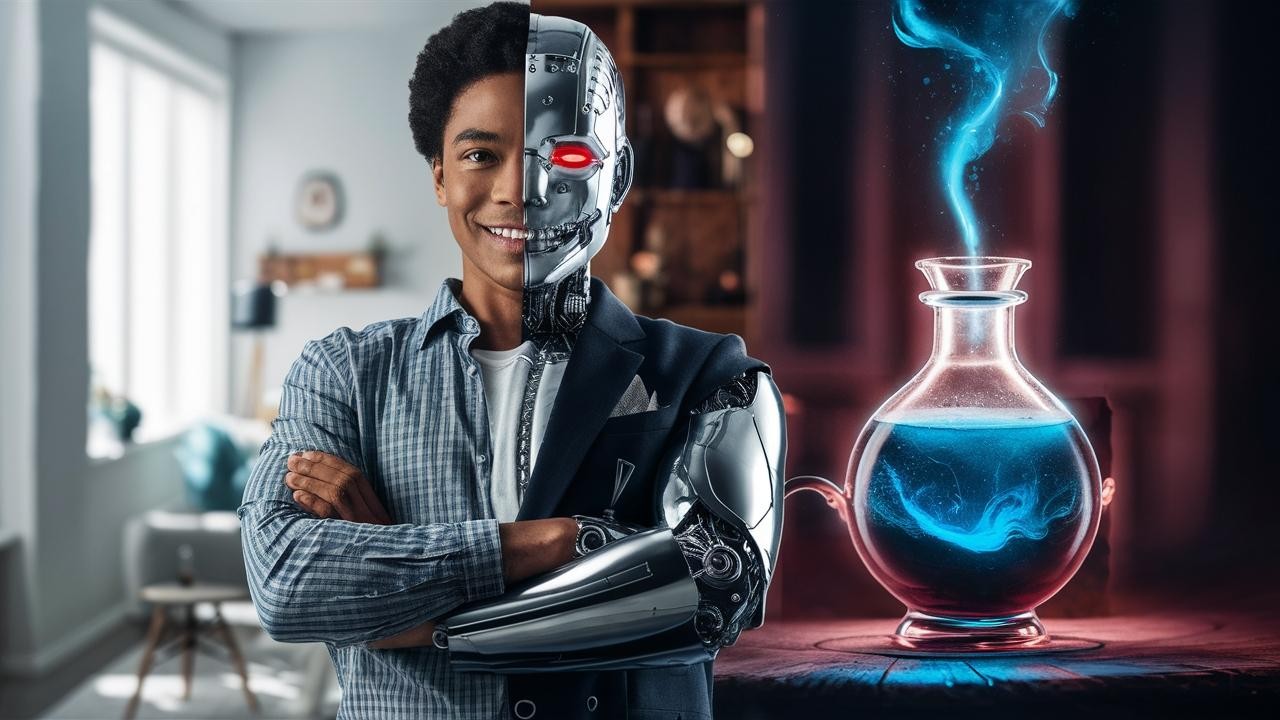Robomark - Half Man / Half Robot