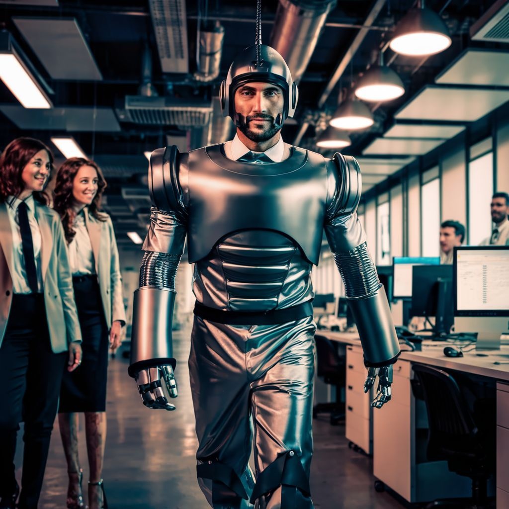 Robomark - Half Man / Half Robot