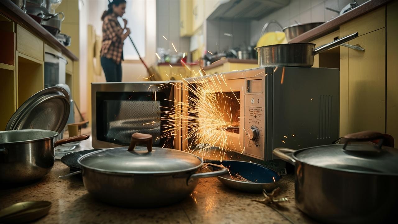 The house is a mess